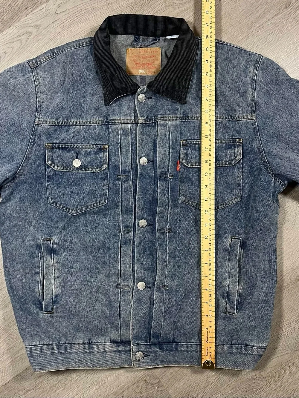 Stussy Levi’s Denim Jacket Size Large